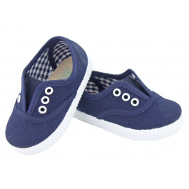 Zapatillas Bambas niños con elástico azul marino